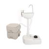 Portable Camping Sink Outdoor Basin Stand with Towel Holder Soap Dispenser Hand Wash Basin Stand Foot Operated Free Standing Sink Units for Indoor Outdoor Events, Gatherings, Camping (Ship from USA) view 1