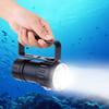 01 Dive Light,IPX8 180W 18000lm 500M Flashlight Double Pressing Switch for Outdoor Activities and Underwater Activities view 2