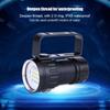 01 Dive Light,IPX8 180W 18000lm 500M Flashlight Double Pressing Switch for Outdoor Activities and Underwater Activities view 3