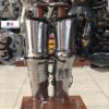 Leg Combat Armor Set, Plate Legs, cuisses with poleyns and Greaves LARP Steel Protection Medieval Armor Costume view 2