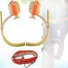 ZWJABYY Pole Climbing Gear,Tree Climbing Spikes,Climbing Trees Artifact Wooden Pole Foot Buckle Thicken Foot Buckle Non-Slip Tool Used for Cut Tree Pick Fruit,model550 view 1