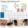 ZWJABYY Tree Climbing Spikes,Pole Climbing Gear,Tree Climbing Spikes for Tree Work Kit,for Hunting Observation,Picking Fruit,Coconut,Simple to Use,model350 view 2