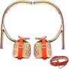ZWJABYY Tree Climbing Spike,Tree Climbing Spikes for Tree Work Kit,Non-Slip Pole Climbing Spikes with Safety Harness,Adjustable Electrician Wooden Pole Foot Buckle,model300 view 1