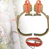 ZWJABYY Tree Climbing Spikes for Tree Work Kit,Pole Climbing Spikes,Tree/Pole Climbing Spike Set Safety Belt Adjustable Stainless Steel Working at Heights,model250 view 1