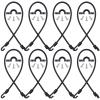 8 Sets Rod Strap Holder Boat Deck Rod Straps Rod Tamer Straps Fishing Rod Hold Down Straps Deck Mount Connector Boat Fishing Rod Straps Deck Mount Straps for Fishing Boat Kayak (18 Inch) view 1