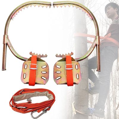 ZWJABYY Tree Climbing Gear,Climbing Trees Artifact Electrician Wooden Pole Foot Buckle,for Hunting Observation,Picking Fruit,Coconut,Simple to Use,model450