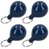 AB Tools 4 Pack 4.5cm Floating Buoy Keyring Key Float Boat Fishing Sailing Buoyant Ring view 1