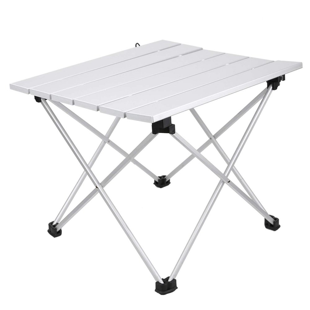 Alvinlite Folding Camping Table, Collapsible Foldable Roll-up Picnic Desk for Outdoor Cooking Backpacking Beach(Small)