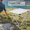 Alvinlite Folding Camping Table, Collapsible Foldable Roll-up Picnic Desk for Outdoor Cooking Backpacking Beach(Small) view 4