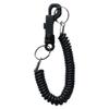 1 unit Card Black Keyring Stretchy Belt Clip for keys, ID Travel Cards view 1