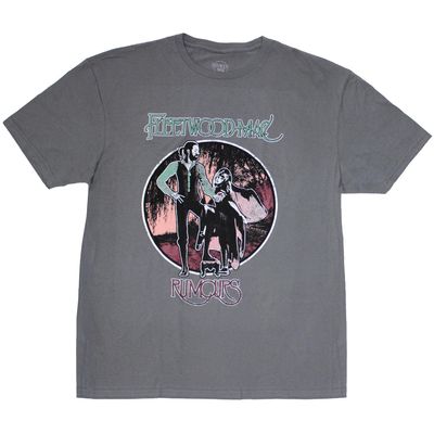 Fleetwood Mac 'Rumours Vintage' (Grey) T-Shirt (Small)