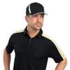 Augusta Sportswear Bi-Color Vital Polo, Black/Gold, S view 2