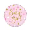OAKTREE UK 228106 Oaktree 18" Sparkling Baby Girl Dots Holographic view 1