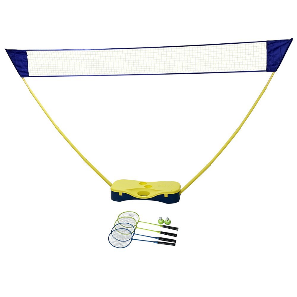 "N/A" Portable Freestanding Based Badminton Racquet and Net Set 4