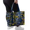 FOCO Michigan Wolverines NCAA Logo Love Tote Bag view 2