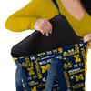 FOCO Michigan Wolverines NCAA Logo Love Tote Bag view 3