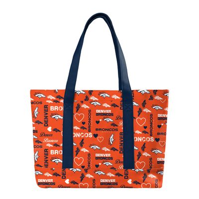 FOCO Denver Broncos NFL Logo Love Tote Bag