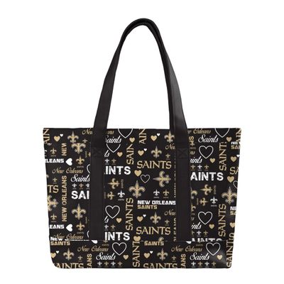 FOCO New Orleans Saints NFL Logo Love Tote Bag