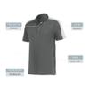 Augusta Sportswear Bi-Color Vital Polo, Graphite/White, M view 4