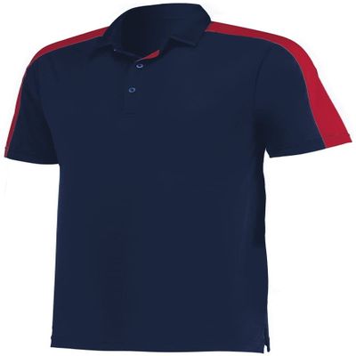 Augusta Sportswear Bi-Color Vital Polo, Navy/Scarlet, XL