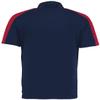 Augusta Sportswear Bi-Color Vital Polo, Navy/Scarlet, XL view 2