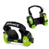 New-Bounce Heel Wheel Skates with Lights - Jet Wheelies for Shoes - Adjustable Roller Heel Skates for Kids - One Size Fits Most (Green) view 1