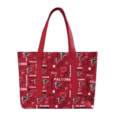 FOCO Atlanta Falcons NFL Logo Love Tote Bag