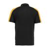 Augusta Sportswear Bi-Color Vital Polo, Black/Gold, XL view 3
