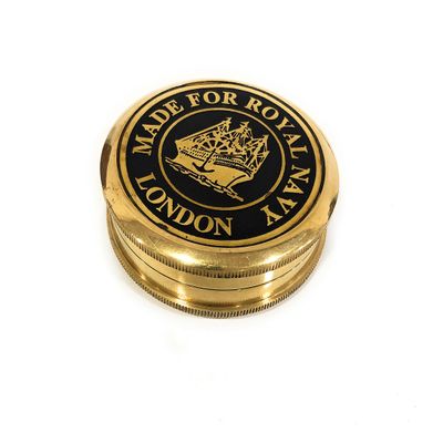 Brass Compass Made for Royal Navy London Compass