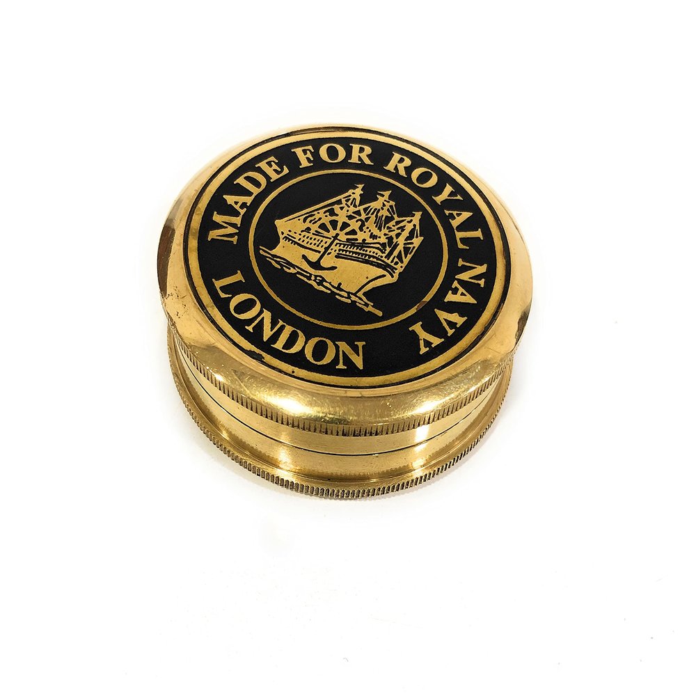 Brass Compass Made for Royal Navy London Compass