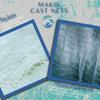 Cast net 4.5 ft (3/8" sq mesh), Mako Series by Lee Fisher Sports, 1 lb Real Lead per ft : CBT-S405 view 4