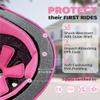 Simply Kids Bike Helmet with DIY Stickers for Toddler Boys Girls I CPSC & CE Certified for Skateboard Roller-Skating Bicycle I Baby Infant Child Ages 2-4 3-5 5-8 Year Old Unicron (Girls in Wonderland) view 3