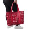 FOCO Tampa Bay Buccaneers NFL Logo Love Tote Bag view 2