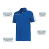 Augusta Sportswear Bi-Color Vital Polo, Royal/White, 3XL view 4
