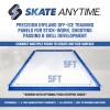 Skate Anytime Precision Dryland Hockey Tiles  Expandable Off-Ice Hockey Training Zones for Stickhandling, Passing & Shooting (Gray, Quick Hands Zone  25 sq ft) view 2