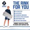 Skate Anytime Precision Dryland Hockey Tiles  Expandable Off-Ice Hockey Training Zones for Stickhandling, Passing & Shooting (Gray, Quick Hands Zone  25 sq ft) view 4