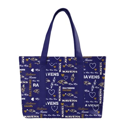 FOCO Baltimore Ravens NFL Logo Love Tote Bag