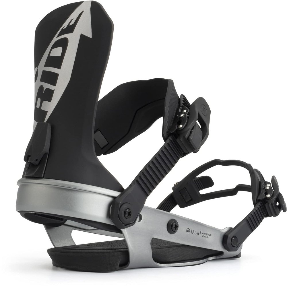 Ride AL-6 Womens Snowboard Bindings Black S (5-9)