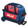 Strikeforce Bowling NFL Buffalo Bills Two Ball Bowling Roller Bag with Ball, Shoe and Accessory Pockets view 2