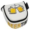 Beer Time Embroidered Putter Cover - Mallet view 2