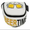 Beer Time Embroidered Putter Cover - Mallet view 4