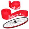 Ishaza Pack of 2 Bicycle Rim Strip 26" x 20mm  Red Rim Tape High-Pressure, Puncture & Temperature Resistant Durable Elastic PVC Bike Wheel Liner for Mountain & Road Bicycle view 1