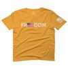 0160. Freedom Military Patriotic Proud American Flag Armour US USA for Men T Shirt (Gold 2X-Large) view 1