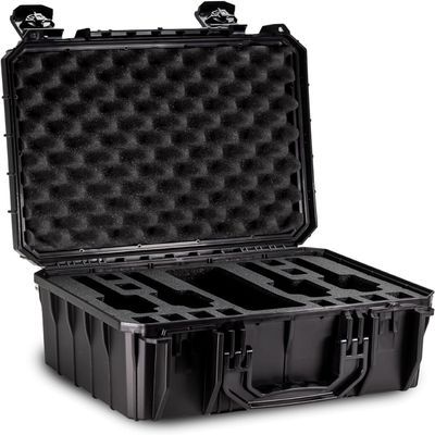 Evergreen Four Pistol Case + 12 Mag Storage + Firearm Accessories Lockable USA Made
