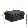 Evergreen Four Pistol Case + 12 Mag Storage + Firearm Accessories Lockable USA Made view 3