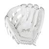 Miken PRO Series Fielding Glove 15 Inch, White, Right Throw (Worn on Left Hand) view 2