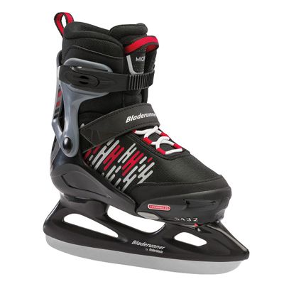 Bladerunner Ice by Rollerblade Micro Ice, Junior, Adjustable, Black and White, Ice Skates