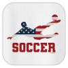 2024 Summer Games Paris USA Sports Soccer Plus Size Short Sleeve T-Shirt 4X-Large White view 2