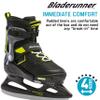 Bladerunner Ice by Rollerblade Micro Ice XT Girls, Junior, Adjustable, Black and Teal, Ice Skates view 4
