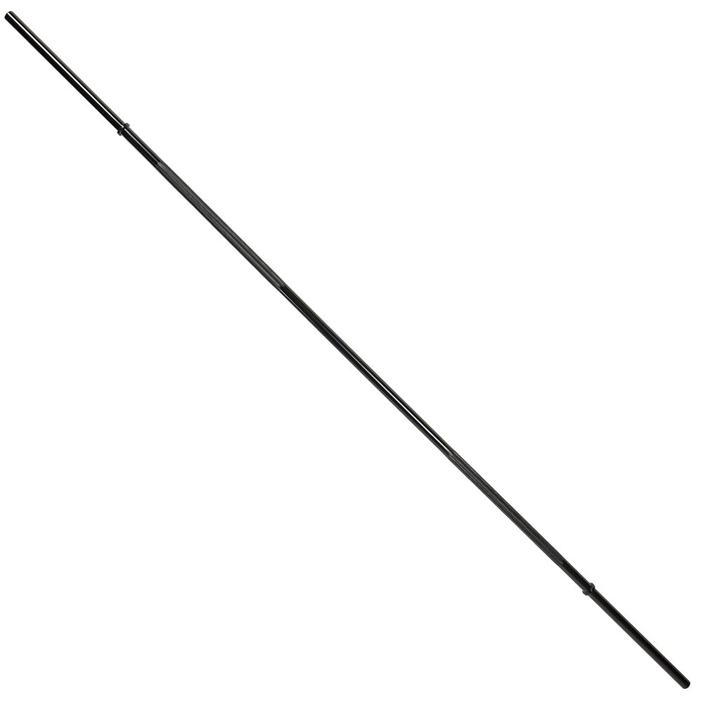 Signature Fitness Olympic Barbell Standard Weightlifting Barbell, Black, BLK-1IN7FT